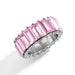 Wholesale Alloy Crystal Color Rings JDC-RS-YiD001 Rings 宜达 Silver light pink 5 Wholesale Jewelry JoyasDeChina Joyas De China