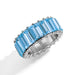 Wholesale Alloy Crystal Color Rings JDC-RS-YiD001 Rings 宜达 silver sky blue 5 Wholesale Jewelry JoyasDeChina Joyas De China