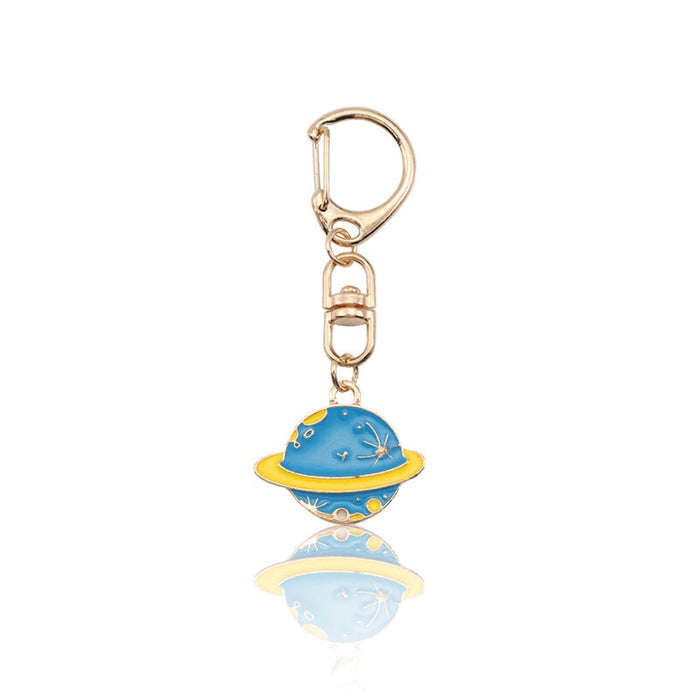 Wholesale Alloy Enamel Planet Astronaut Keychain JDC-KC-TianG003 Keychains 天高 Wholesale Jewelry JoyasDeChina Joyas De China