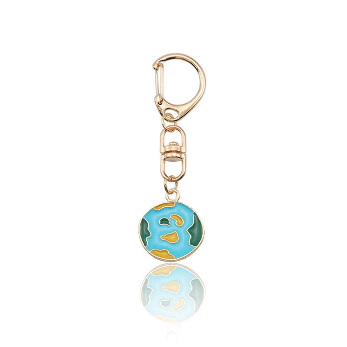 Wholesale Alloy Enamel Planet Astronaut Keychain JDC-KC-TianG003 Keychains 天高 XQ4 Wholesale Jewelry JoyasDeChina Joyas De China