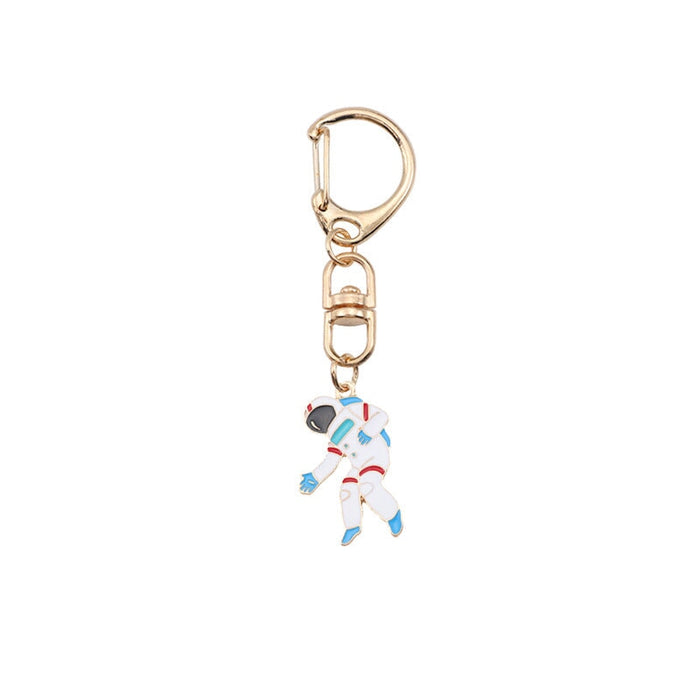 Wholesale Alloy Enamel Planet Astronaut Keychain JDC-KC-TianG003 Keychains 天高 YHY Wholesale Jewelry JoyasDeChina Joyas De China