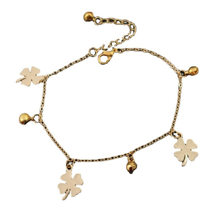 Wholesale alloy gold-plated anklet three bells anklet foot ornaments Bracelet JoyasDeChina Wholesale Jewelry JoyasDeChina Joyas De China