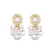 Wholesale Alloy Imitation Pearl Earrings JDC-ES-GANL009 Earrings 甘来 Wholesale Jewelry JoyasDeChina Joyas De China