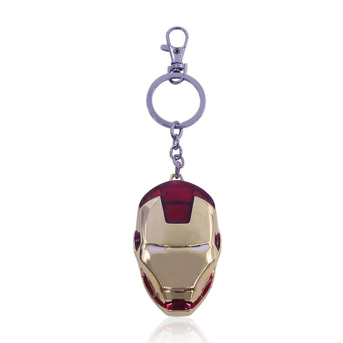 Wholesale Alloy Mask Keychain JDC-KC-TianG010 Keychains 天高 red 6*4CM Wholesale Jewelry JoyasDeChina Joyas De China