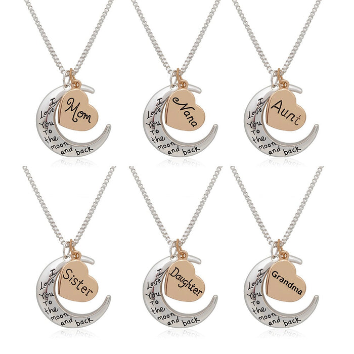 Wholesale alloy mother's day love necklace JDC-NE-ZJ002 Necklaces 志嘉 Wholesale Jewelry JoyasDeChina Joyas De China