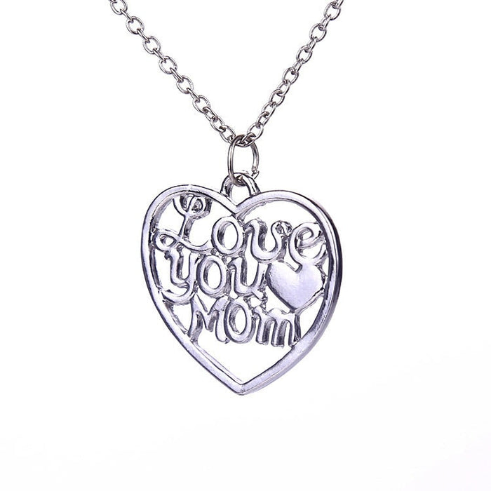 Wholesale alloy mother's day love necklace JDC-NE-ZJ013 Necklaces 志嘉 A1157 Wholesale Jewelry JoyasDeChina Joyas De China