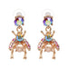 Wholesale Alloy Rhinestone Bee Insect Earrings JDC-ES-JJ353 Earrings 聚嘉 Wholesale Jewelry JoyasDeChina Joyas De China