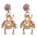 Wholesale Alloy Rhinestone Bee Insect Earrings JDC-ES-JJ353 Earrings 聚嘉 Wholesale Jewelry JoyasDeChina Joyas De China