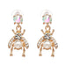 Wholesale Alloy Rhinestone Bee Insect Earrings JDC-ES-JJ360 Earrings 聚嘉 Wholesale Jewelry JoyasDeChina Joyas De China