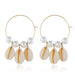 Wholesale Alloy Shell Pearl Earrings JDC-ES-Duoh009 Earrings 朵涵 Wholesale Jewelry JoyasDeChina Joyas De China