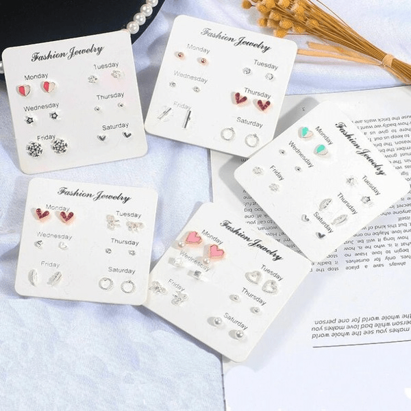 Wholesale Alloy Sweet Small Fresh Love Stud Earrings JDC-ES-Yizhong009 Earrings 怡众 Wholesale Jewelry JoyasDeChina Joyas De China