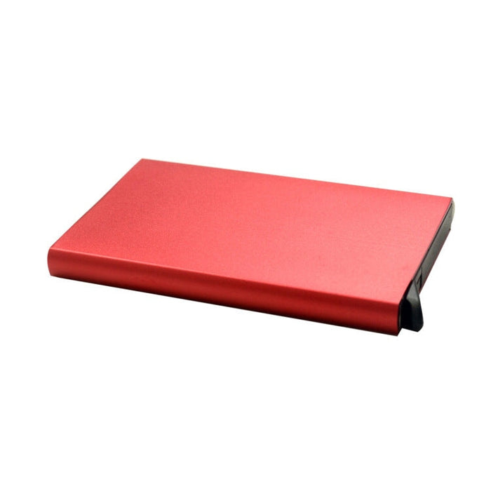 Wholesale Aluminum Alloy Credit Card Business Card Case Anti Degaussing JDC-CB-CLJ001 Card Case 春丽嘉 red Wholesale Jewelry JoyasDeChina Joyas De China