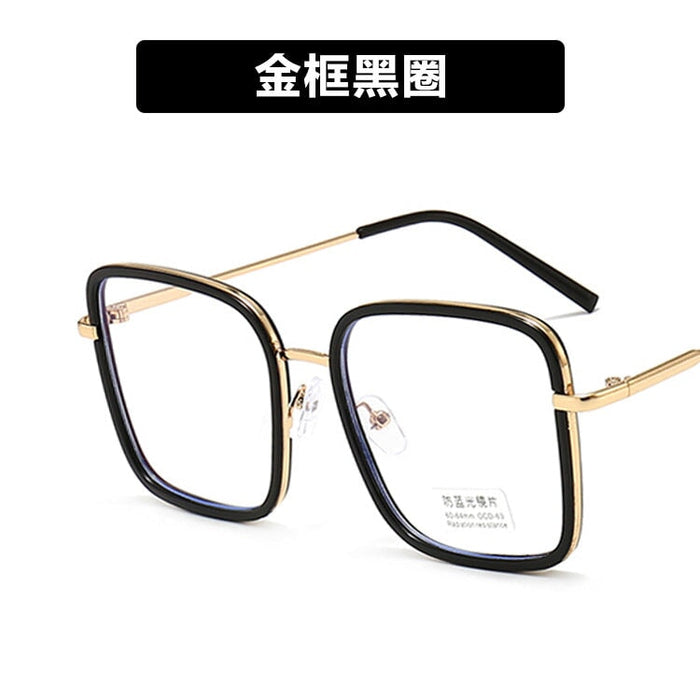 Wholesale Anti Blue Light PC Glasses Frame Flat Mirror JDC-SG-PLS005 Sunglasses 普琳丝 black / Wholesale Jewelry JoyasDeChina Joyas De China