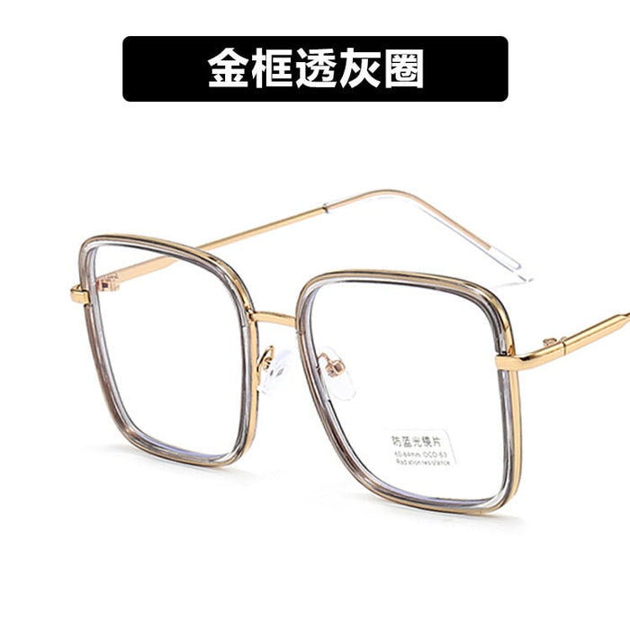 Wholesale Anti Blue Light PC Glasses Frame Flat Mirror JDC-SG-PLS005 Sunglasses 普琳丝 grey / Wholesale Jewelry JoyasDeChina Joyas De China