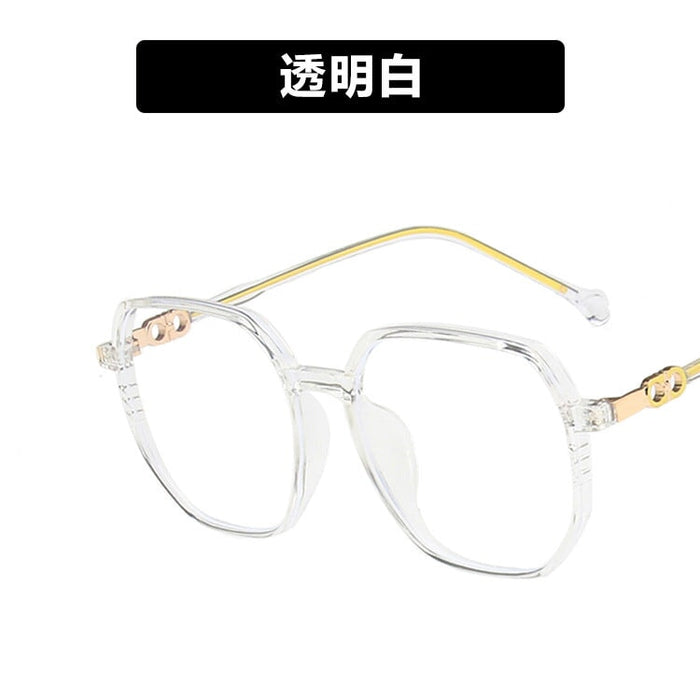 Wholesale Anti Blue Light PC Glasses Frame Irregular Flat Mirror JDC-SG-PLS020 Sunglasses 普琳丝 Wholesale Jewelry JoyasDeChina Joyas De China