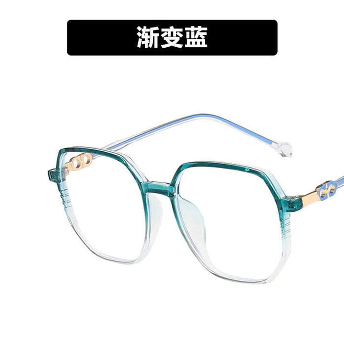 Wholesale Anti Blue Light PC Glasses Frame Irregular Flat Mirror JDC-SG-PLS020 Sunglasses 普琳丝 Wholesale Jewelry JoyasDeChina Joyas De China