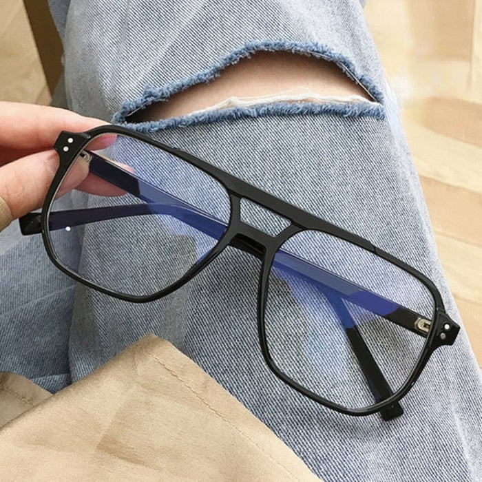 Wholesale Anti Blue Light PC Large Frame Glasses JDC-SG-PLS010 Sunglasses 普琳丝 Wholesale Jewelry JoyasDeChina Joyas De China