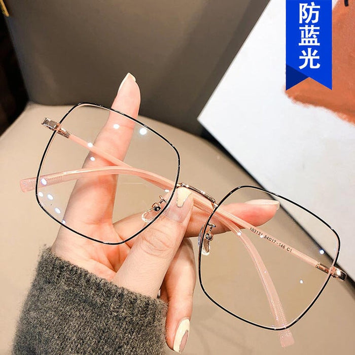 Wholesale Anti Blue Light PC Large Frame Glasses JDC-SG-PLS016 Sunglasses 普琳丝 Wholesale Jewelry JoyasDeChina Joyas De China