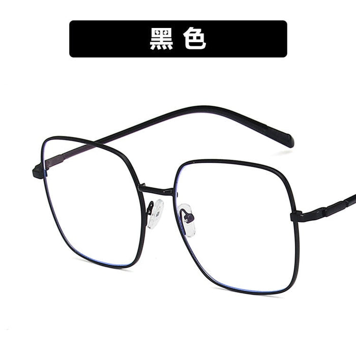 Wholesale Anti Blue Light PC Large Frame Glasses JDC-SG-PLS016 Sunglasses 普琳丝 black / Wholesale Jewelry JoyasDeChina Joyas De China