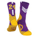 Wholesale Basketball Socks Polyester High Elastic Silk Long Mid Tube Sports Socks JDC-SK-LingTu008 Sock 领途 Purple and White No.24 39-44 Wholesale Jewelry JoyasDeChina Joyas De China