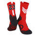 Wholesale Basketball Socks Polyester High Elastic Silk Long Mid Tube Sports Socks JDC-SK-LingTu008 Sock 领途 Red and White No.23 39-44 Wholesale Jewelry JoyasDeChina Joyas De China