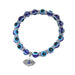 Wholesale beach foot ornaments alloy Devil's Eye pendant beads tassel anklet bracelet dual-use Bracelet JoyasDeChina Wholesale Jewelry JoyasDeChina Joyas De China
