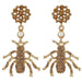 Wholesale Bee Alloy Rhinestone Earrings JDC-ES-JJ356 Earrings 聚嘉 Wholesale Jewelry JoyasDeChina Joyas De China