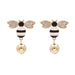 Wholesale Bee Pearl Alloy Rhinestone Earrings JDC-ES-JJ358 Earrings 聚嘉 Wholesale Jewelry JoyasDeChina Joyas De China