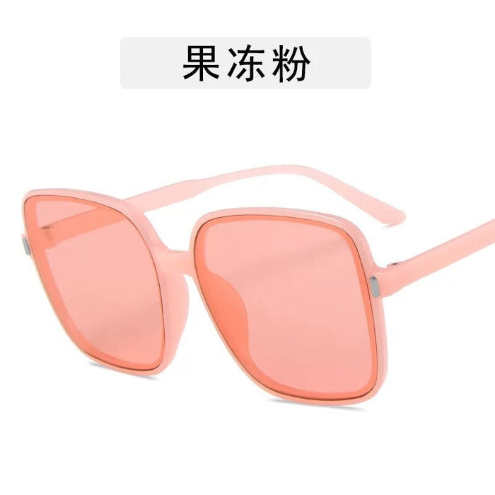 Wholesale beige pc sunglasses JDC-SG-JinF014 Sunglasses 季丰 Jelly powder Wholesale Jewelry JoyasDeChina Joyas De China