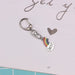 Wholesale Best Friends Alloy Enamel Rainbow Keychain JDC-KC-TianG004 Keychains 天高 Wholesale Jewelry JoyasDeChina Joyas De China