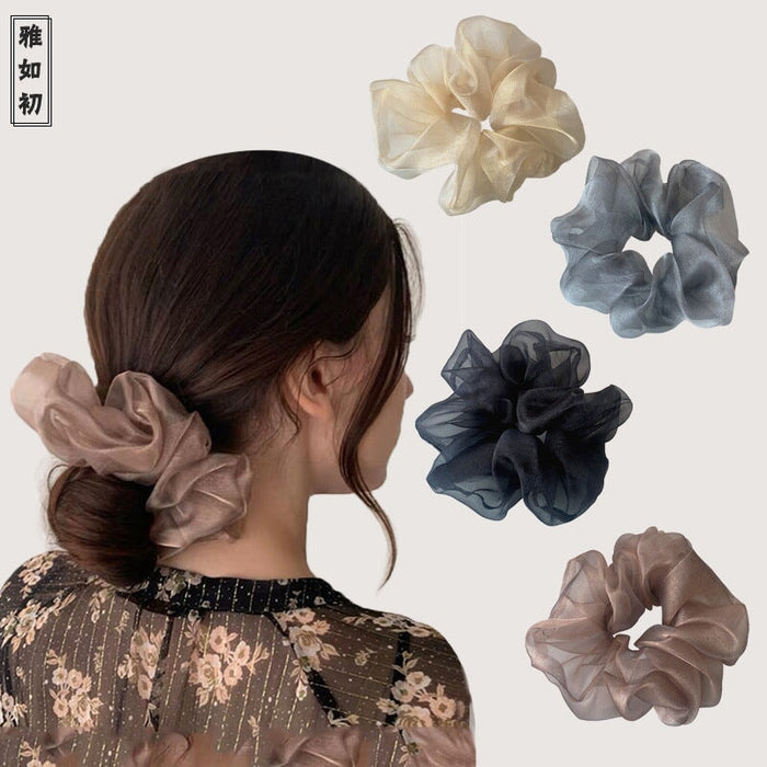 Wholesale black Juan yarn hair bands JDC-HS-h408 Hair Scrunchies 妙德 Wholesale Jewelry JoyasDeChina Joyas De China