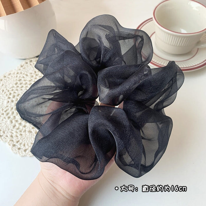 Wholesale black Juan yarn hair bands JDC-HS-h408 Hair Scrunchies 妙德 Wholesale Jewelry JoyasDeChina Joyas De China