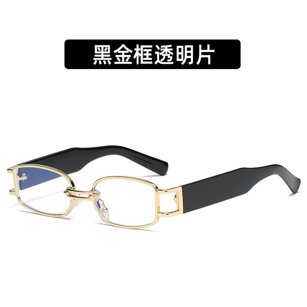 Wholesale Black Metal European and American Fashion New Small Frame Sunglasses JDC-SG-XIa015 Sunglasses 锡安 Wholesale Jewelry JoyasDeChina Joyas De China