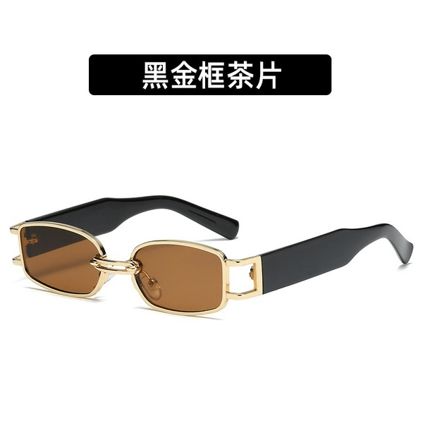 Wholesale Black Metal European and American Fashion New Small Frame Sunglasses JDC-SG-XIa015 Sunglasses 锡安 Wholesale Jewelry JoyasDeChina Joyas De China