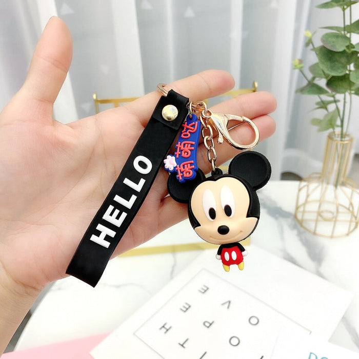 Wholesale Black Rubber Mouse Keychain（F）JDC-KC-Gongz024 Keychains 宫泽 Wholesale Jewelry JoyasDeChina Joyas De China