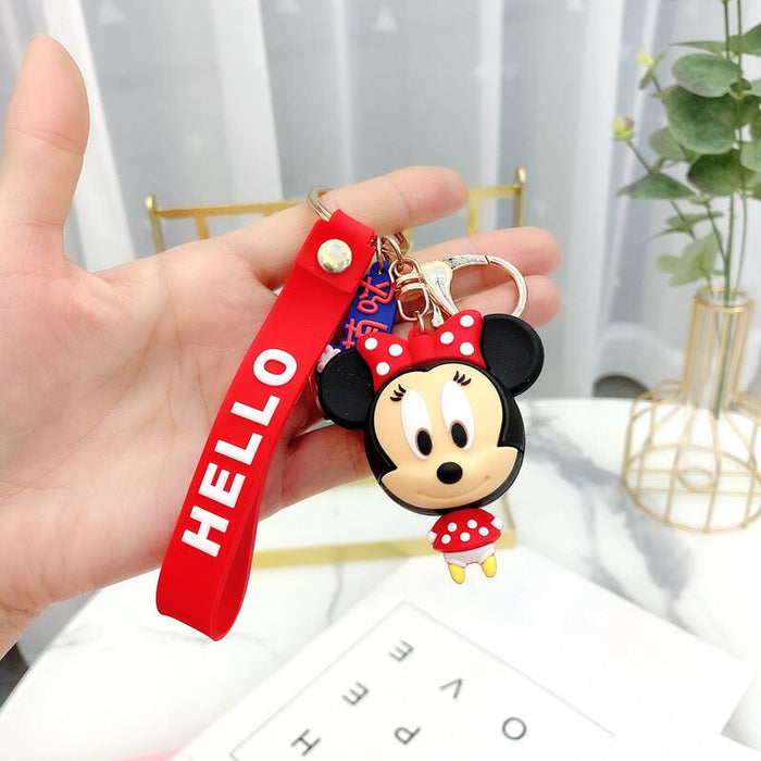 Wholesale Black Rubber Mouse Keychain（F）JDC-KC-Gongz024 Keychains 宫泽 Wholesale Jewelry JoyasDeChina Joyas De China