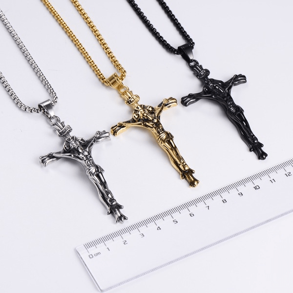 Wholesale black stainless steel letter necklace JDC-NE-Aimi018 Necklaces 爱米萝 Wholesale Jewelry JoyasDeChina Joyas De China