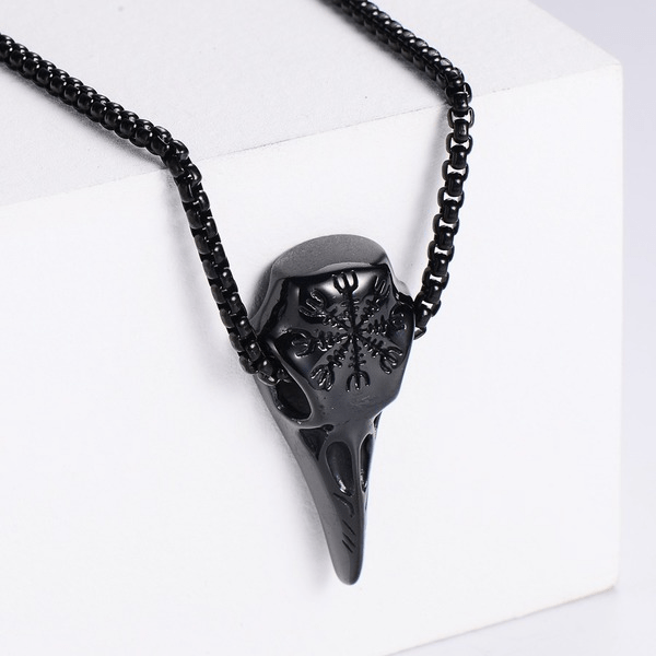 Wholesale Black Stainless Steel Necklace JDC-NE-Aimi010 Necklaces 爱米萝 Wholesale Jewelry JoyasDeChina Joyas De China