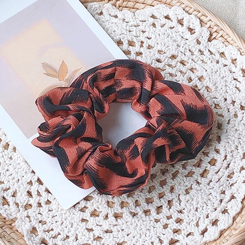 Wholesale blue cloth hair circle JDC-HS-h409 Hair Scrunchies 妙德 Brick red Wholesale Jewelry JoyasDeChina Joyas De China