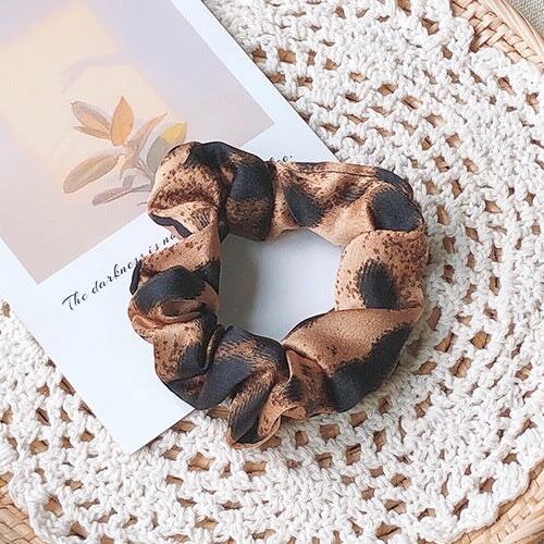 Wholesale blue cloth hair circle JDC-HS-h409 Hair Scrunchies 妙德 Coffee Wholesale Jewelry JoyasDeChina Joyas De China