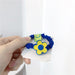 Wholesale blue rubber hair bands (F) JDC-HS-Jiax017 Hair Scrunchies 佳芯 2504 Wholesale Jewelry JoyasDeChina Joyas De China