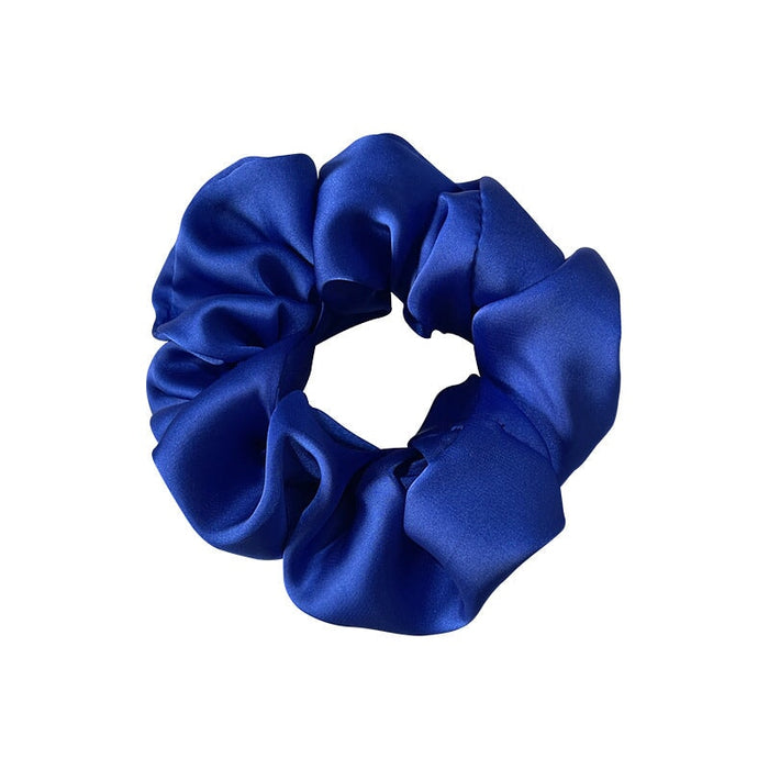 Wholesale blue silk hair ring JDC-HS-h412 Hair Scrunchies 妙德 Wholesale Jewelry JoyasDeChina Joyas De China