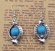 Wholesale Bohemian Silver Plated Turquoise Alloy Earrings JDC-ES-Yunl013 Earrings 云罗 blue Wholesale Jewelry JoyasDeChina Joyas De China