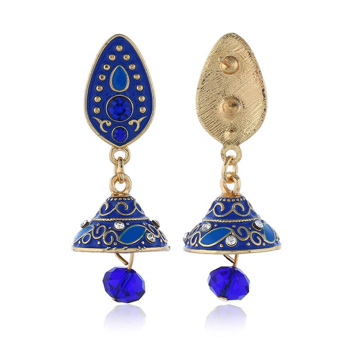 Wholesale Boho Zinc Alloy Rhinestone Earrings JDC-ES-Duoh003 Earrings 朵涵 Wholesale Jewelry JoyasDeChina Joyas De China