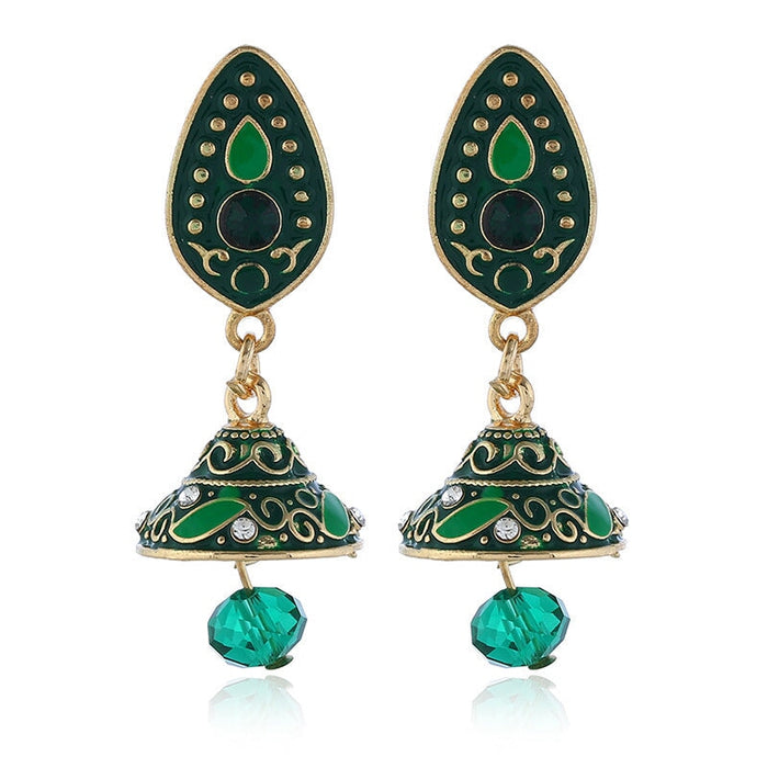 Wholesale Boho Zinc Alloy Rhinestone Earrings JDC-ES-Duoh003 Earrings 朵涵 Wholesale Jewelry JoyasDeChina Joyas De China