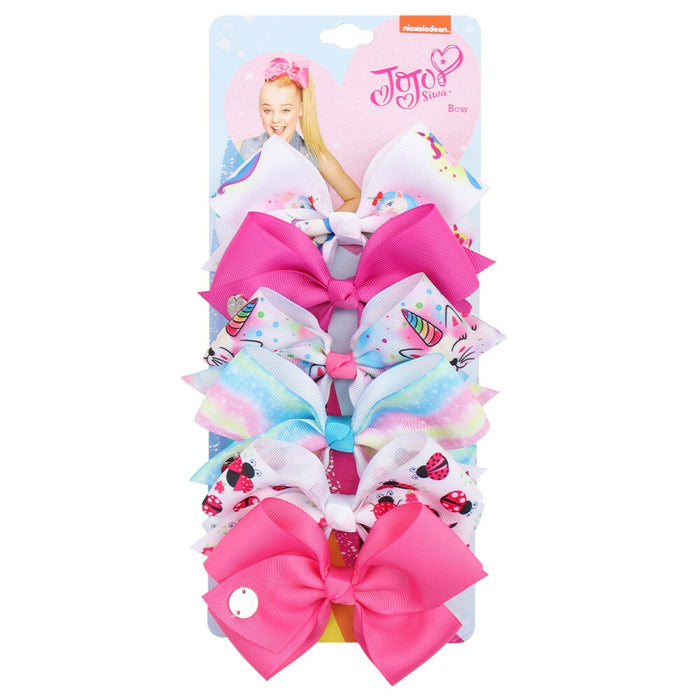 Wholesale Bow Cloth Kids Hair Clip Set JDC-HC-Danzuo013 Hair Clips 丹左 13 Wholesale Jewelry JoyasDeChina Joyas De China