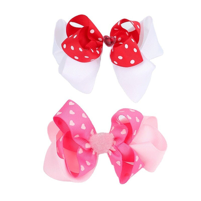 Wholesale Bow Ribbed Band Kids Hair Clip JDC-HC-Danzuo024 Hair Clips 丹左 Wholesale Jewelry JoyasDeChina Joyas De China