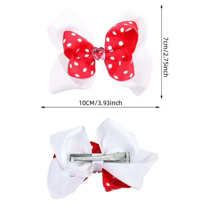 Wholesale Bow Ribbed Band Kids Hair Clip JDC-HC-Danzuo024 Hair Clips 丹左 Wholesale Jewelry JoyasDeChina Joyas De China