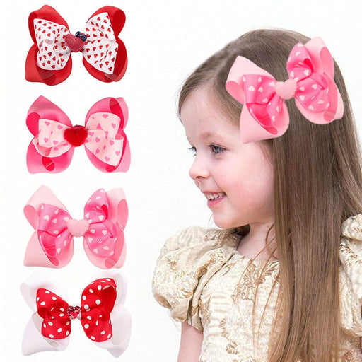 Wholesale Bow Ribbed Band Kids Hair Clip JDC-HC-Danzuo024 Hair Clips 丹左 Wholesale Jewelry JoyasDeChina Joyas De China