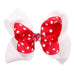 Wholesale Bow Ribbed Band Kids Hair Clip JDC-HC-Danzuo024 Hair Clips 丹左 white Wholesale Jewelry JoyasDeChina Joyas De China